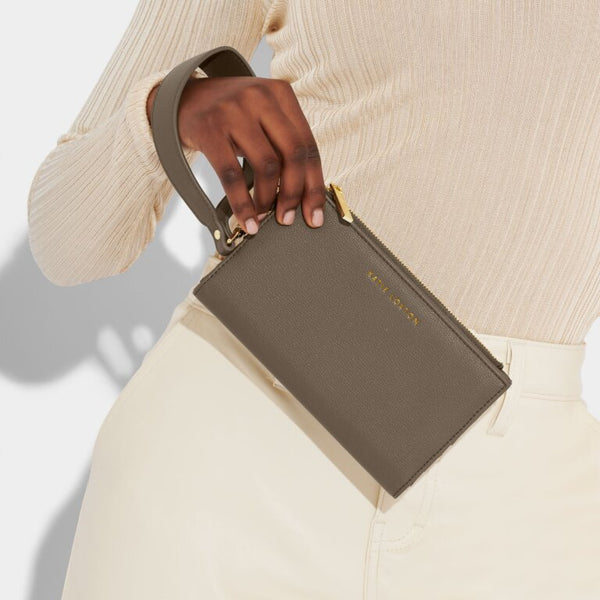 Zana Fold Out Wristlet Wallet-Mink