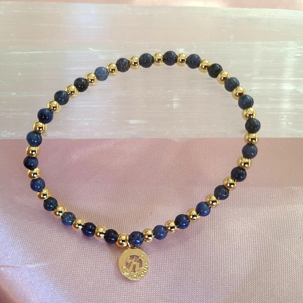 Sodalite-Intention Bracelet for Truth (Online Exclusive)