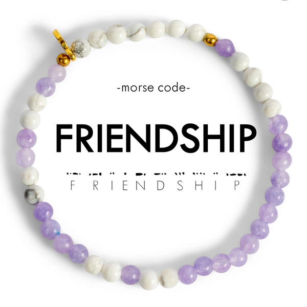 Morse Code Bracelet -Friendship