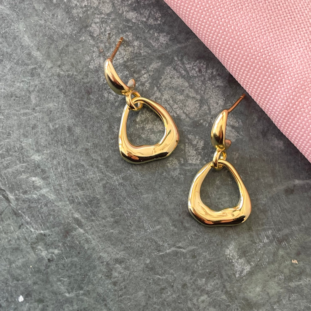 Cassandra Drop Earrings (Gold, Silver)
