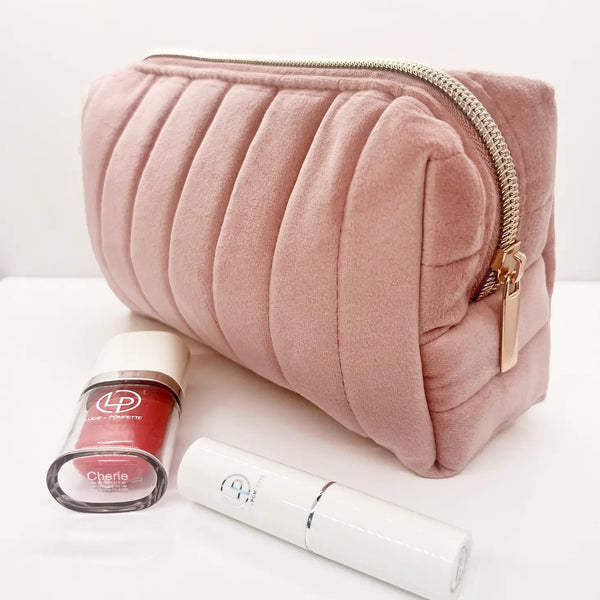 Plush Pink Makeup Bag