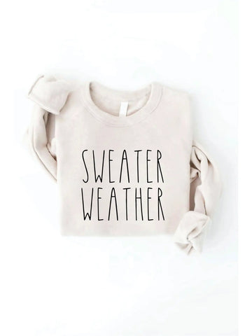 Sweater Weather Sweatshirt-Heather Dust