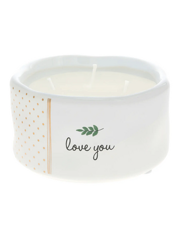 Love You - 8 oz - 100% Soy Wax Reveal Candle Scented