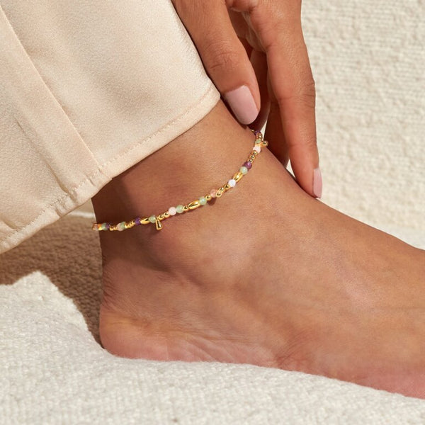 Semi-Precious Stones Anklet (Choose Color)