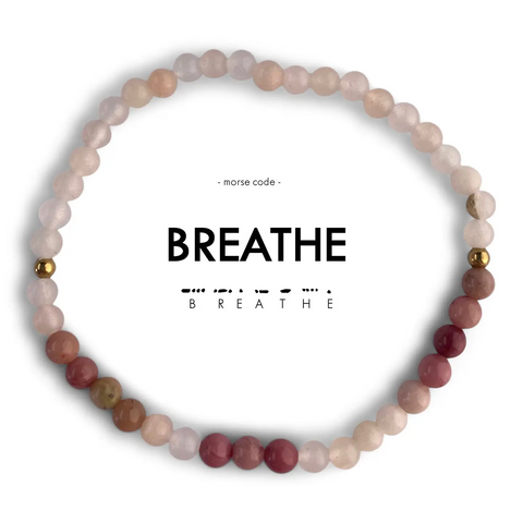 Morse Code Bracelet -Breathe