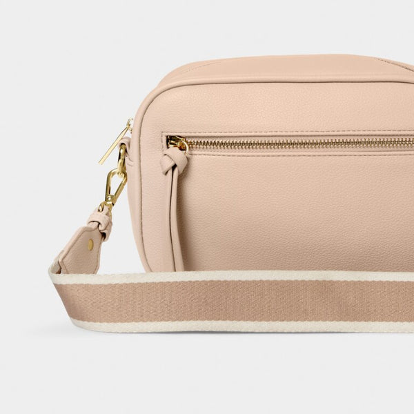 Hallie Double Strap Bag in Nude Pink