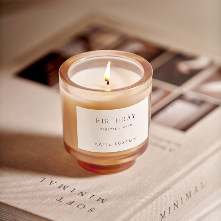 Sentiment Candle 'Birthday' English Pear And White Tea