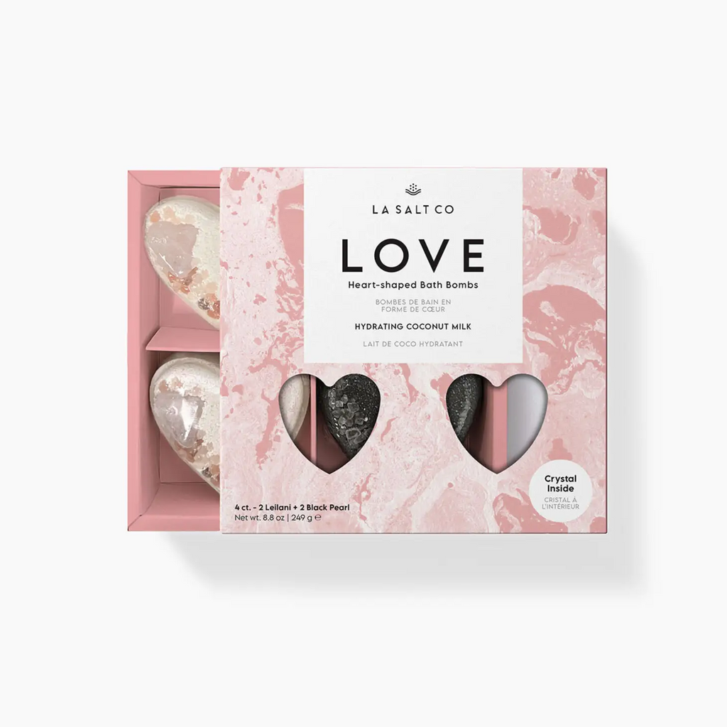 Love Heart-Shaped Bath Bomb Set