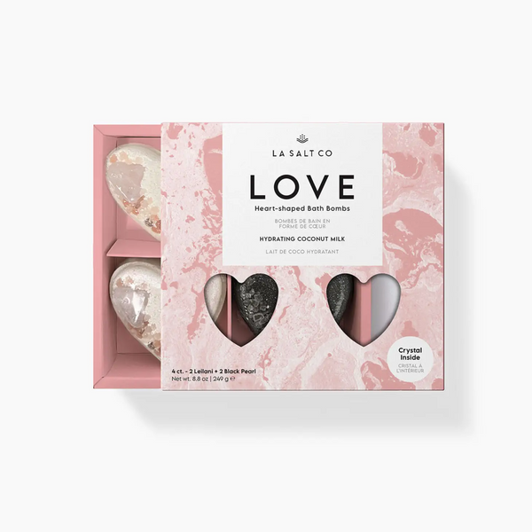 Love Heart-Shaped Bath Bomb Set