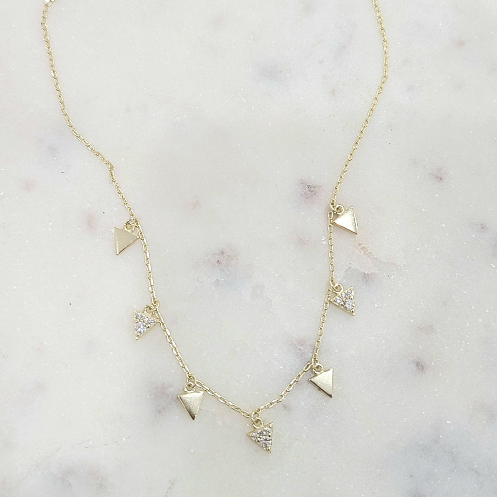 Triangle Charm Necklace