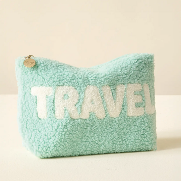 Aqua Teddy pouch-Travel