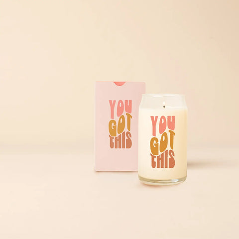 Candle Can Glass-You Got This