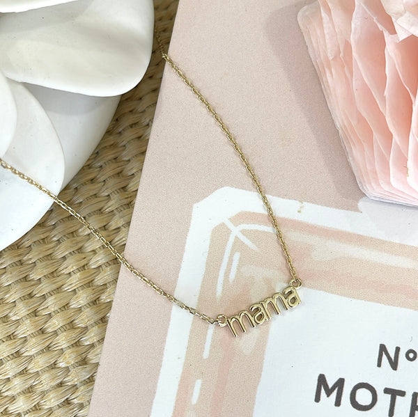 Mama  Necklace(Gold, Silver)