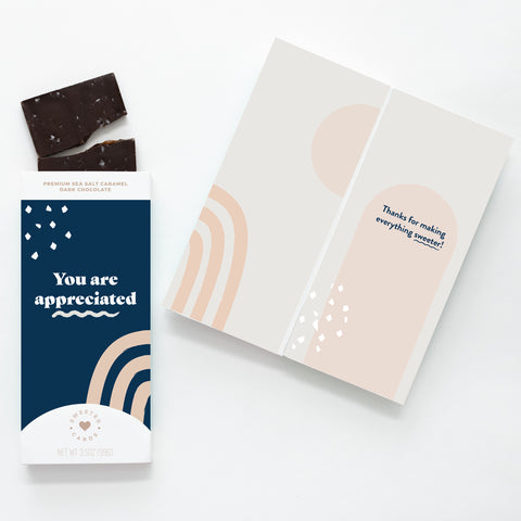 All In One Chocolate Bar and Greeting Card-You’re Appreciated