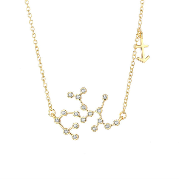Zodiac Constellation Necklace (Choose Sign)